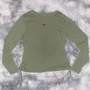 Nike Women's Sage Green Long Sleeve Tee